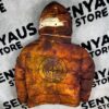 3 STONE ISLAND x SUPREME PAINTBALL CAMOUFLAGE CRINKLE REPS NY DOWN-TC