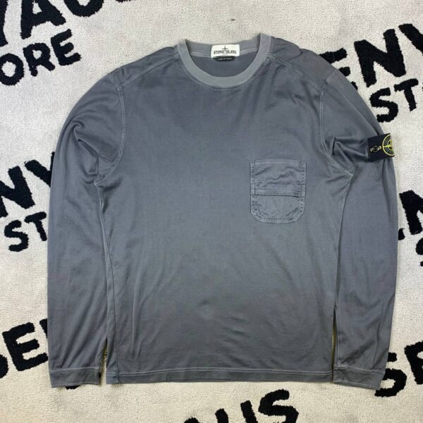 photo_2026-04-25_19-41-39 STONE ISLAND GARMENT DYED LONGSLEEVE WITH POCKET