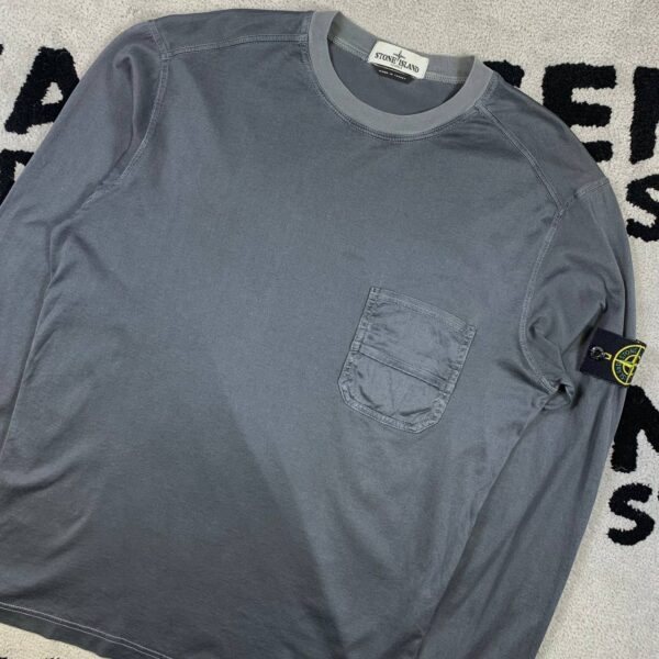 photo_2026-04-25_19-41-40 STONE ISLAND GARMENT DYED LONGSLEEVE WITH POCKET