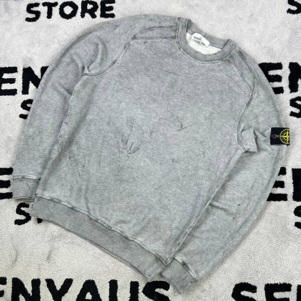 STONE ISLAND DUST COLOUR SWEATSHIRT