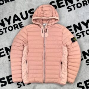 STONE ISLAND LOOM WOOVEN DOWN CHAMBERS STRETCH NYLON-TC