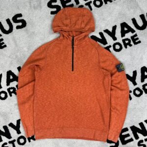 STONE ISLAND 1/4 ZIP HOODIE