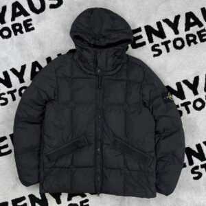 STONE ISLAND GARMENT DYED CRINKLE REPS NY DOWN