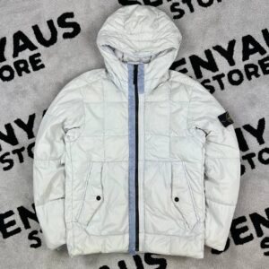 STONE ISLAND GARMENT DYED CRINKLE REPS NY DOWN