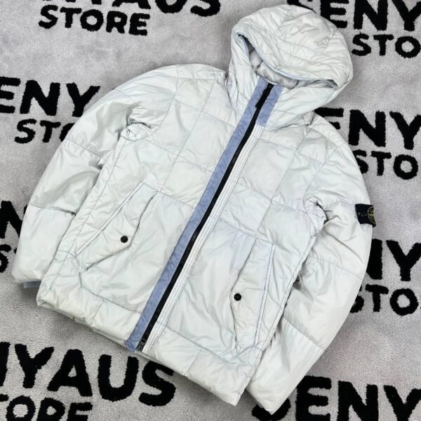 STONE ISLAND GARMENT DYED CRINKLE REPS NY DOWN