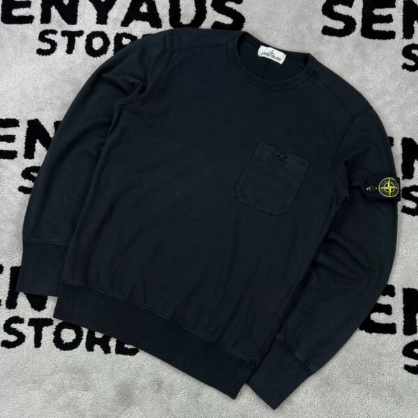 photo_2026-06-23_22-16-23 STONE ISLAND GARMENT DYED SWEATSHIRT WITH POCKET