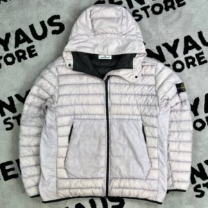 STONE ISLAND BIO-BASED RIPSTOP NYLON DOWN