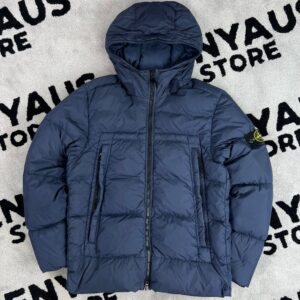 STONE ISLAND GARMENT DYED CRINKLE PERS NY DOWN