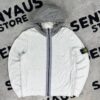 STONE ISLAND ZIP HOODIE WITH NYLON METAL