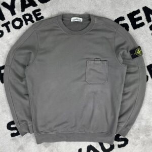 STONE ISLAND GARMENT DYED SWEATSHIRT