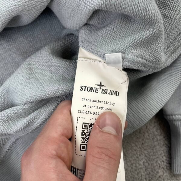 STONE ISLAND GARMENT DYED ZIP HOODIE