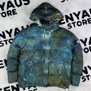 STONE ISLAND x SUPREME PAINTBALL CAMOUFLAGE CRINKLE REPS NY DOWN-TC