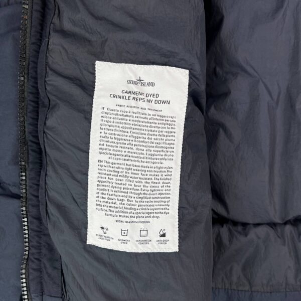 STONE ISLAND GARMENT DYED CRINKLE REPS NY DOWN