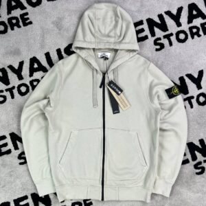 STONE ISLAND ZIP HOODIE
