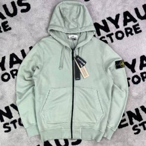 STONE ISLAND ZIP HOODIE