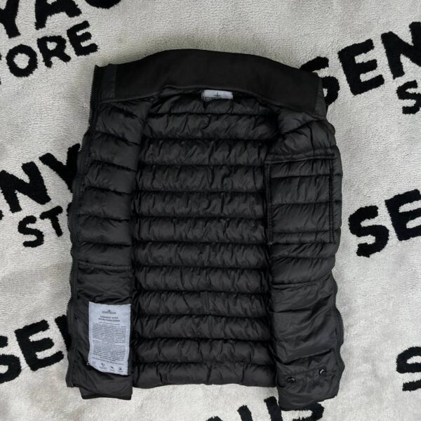 STONE ISLAND GARMENT DYED MICRO YARN DOWN VEST