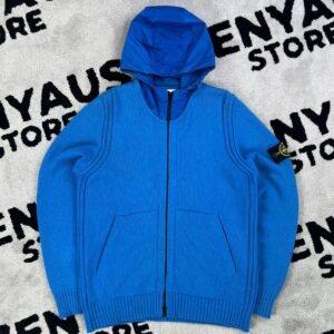 STONE ISLAND WOOL ZIP HOODIE