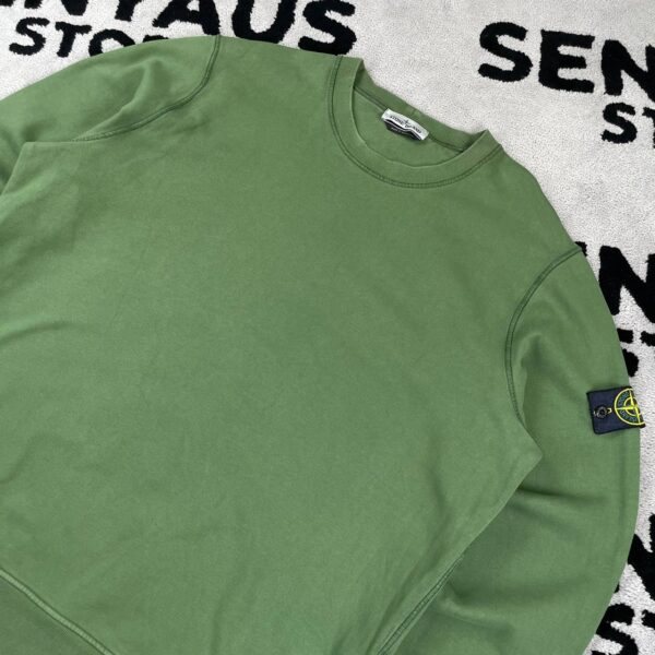 STONE ISLAND GARMENT DYED SWEATSHIRT