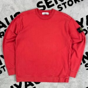 STONE ISLAND GARMENT DYED SWEATSHIRT