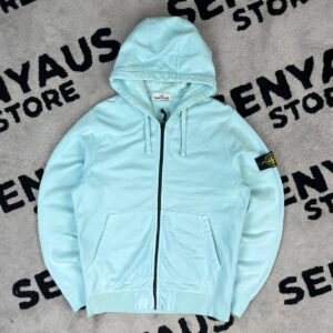 STONE ISLAND ZIP HOODIE