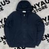 STONE ISLAND GARMENT DYED ZIP HOODIE
