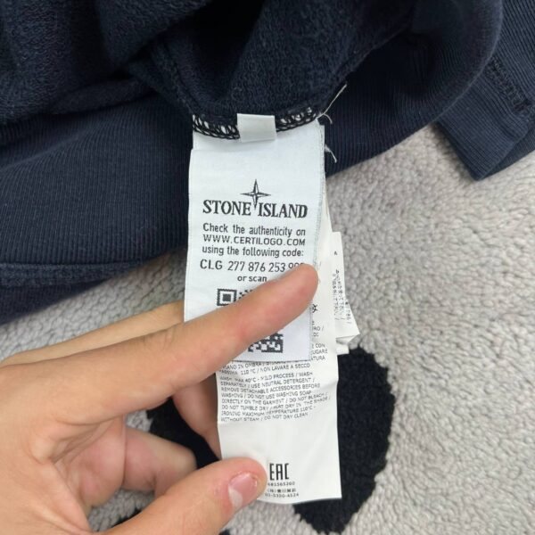 STONE ISLAND GARMENT DYED ZIP HOODIE