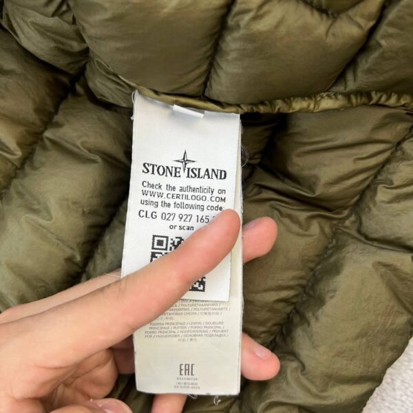 STONE ISLAND GARMENT DYED MICRO YARN DOWN