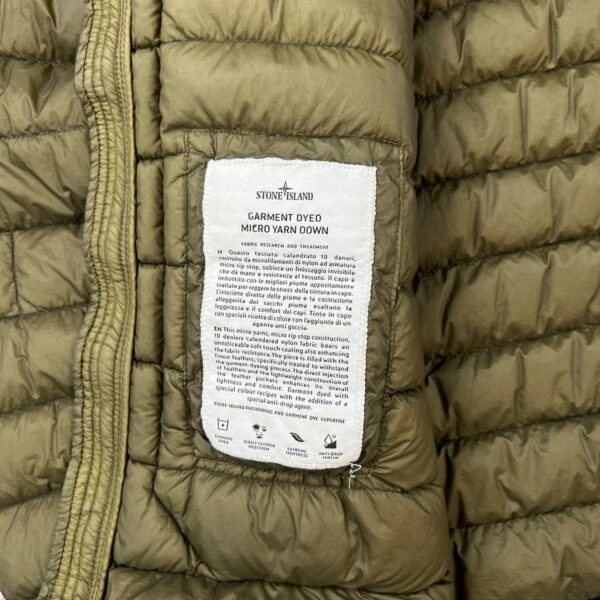STONE ISLAND GARMENT DYED MICRO YARN DOWN